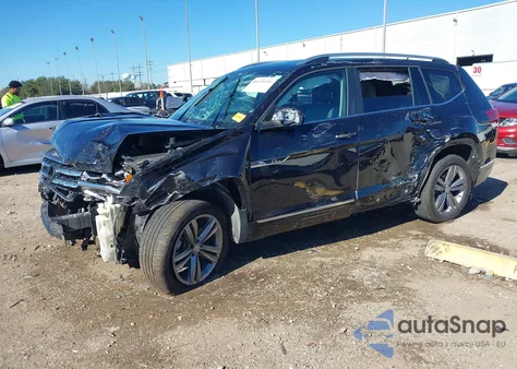 2019 Volkswagen Atlas 3.6L V6 Sel R-Line z USA, uszkodzony, nr VIN 1V2SR2CA1KC582379